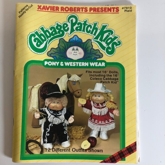 Cabbage Patch Kids Clothes Pattern Books Ready to Cut 7809 and 7810 Vintage - Picture 2 of 5